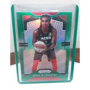 2020 Panini Prizm WNBA Green Prizm Angel McCoughtry #10